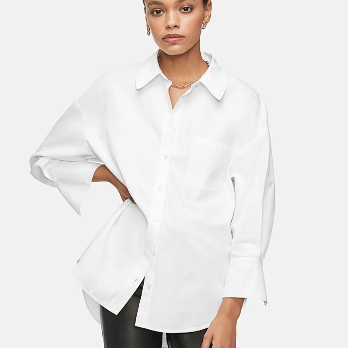 White collared dress shirt mens