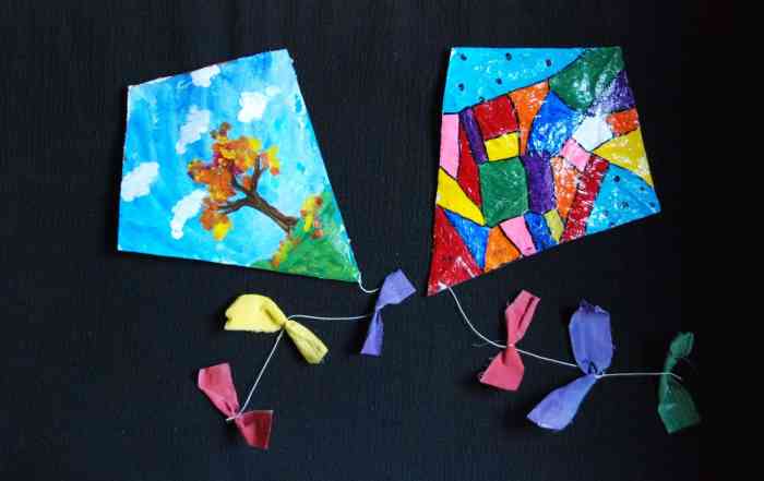 How to make paper kite decoration