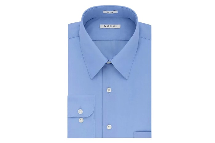 Mens pale blue dress shirt