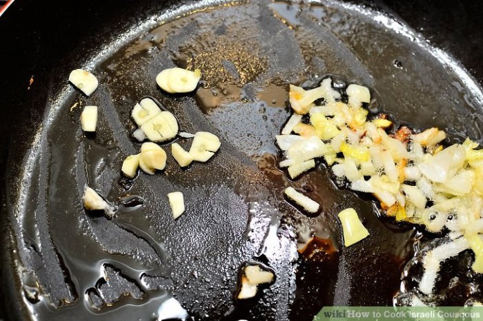 How to cook israeli style couscous