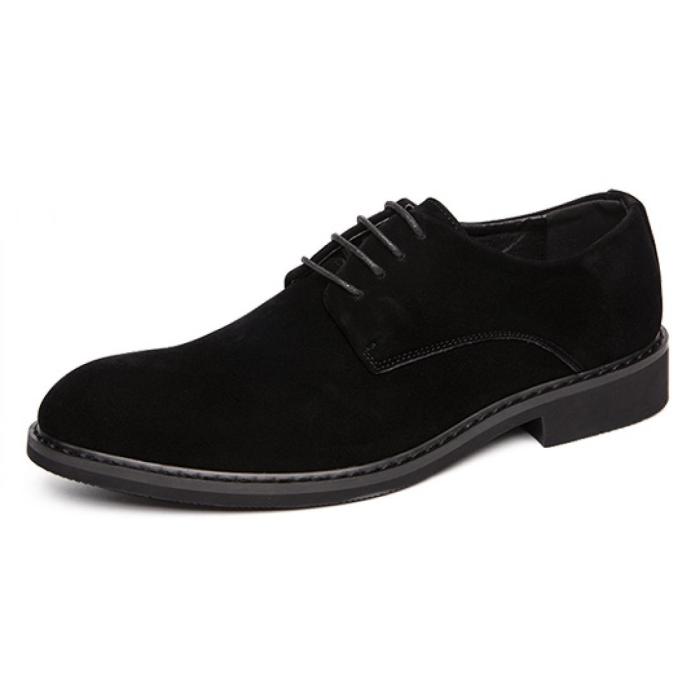 Mens dress shoes black suede