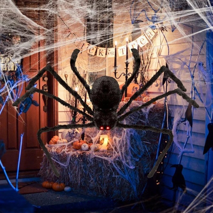 How to make a house size spider decoration